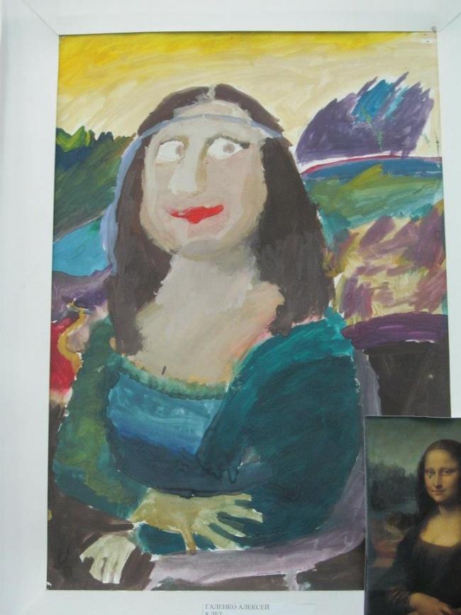 Leonardo da Vinci, ’Mona Lisa’ (Alex, 8 éves)