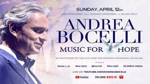 Felnőtteknek kikapcsolódás - 2020. április 12. - Andrea Bocelli: Zene a reményhez - élőben a Duomo di Milano-tól