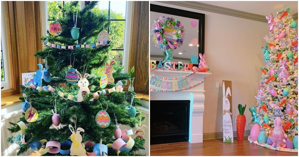 Húsvéti karácsonyfa, amelyek nemcsak a nappalinkat, de lelkünket is ünneplőbe öltözteti