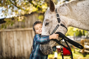 Miért szeretik a kislányok a lovakat?