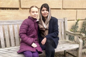 Először találkozott egymással Greta Thunberg és Malála Júszafzai