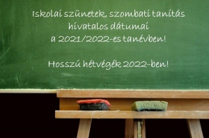 Tanév rendje 2021/2022: Mikor lesz az őszi, téli, tavaszi szünet? Hosszú hétvégék, szombati tanítás 2021/2022-ben