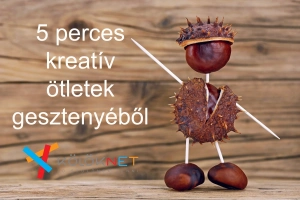 5 perces kreatív ötletek gesztenyéből: Készítsetek vidám gesztenyebábukat és mesehősöket!