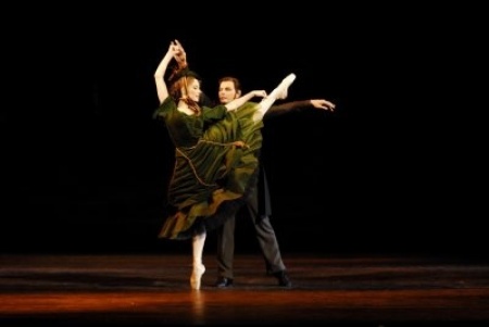 Popova Aleszja és Szakály György az Elfújta a szél című balettban